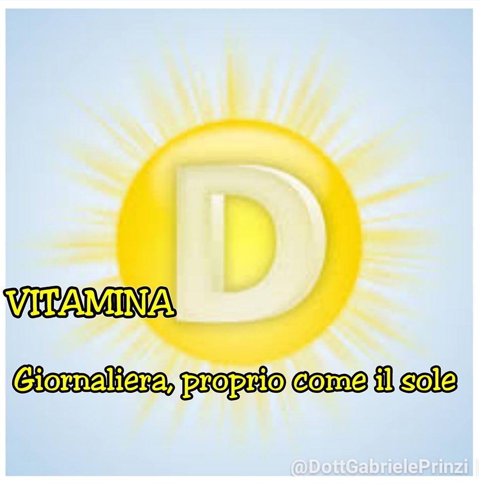 Come il sole sorge ogni giorno, così va somministrata la vitamina D e non soltanto una o due volte al mese...